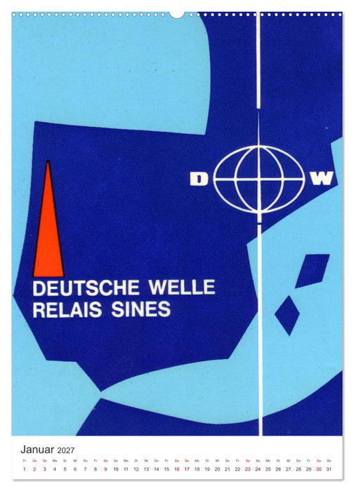 Radio Nostalgie - Empfangsbestätigungskarten internationaler Rundfunkstationen (CALVENDO Wandkalender 2027)