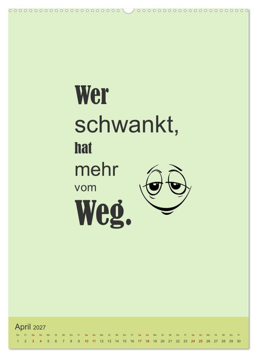TRINKSPRÜCHE rund um Bier, Wein und Co. … (CALVENDO Premium Wandkalender 2027)
