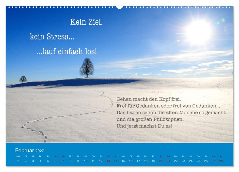 Pflück Dein Glück – Kleine Weisheiten für den Alltag (CALVENDO Premium Wandkalender 2027)