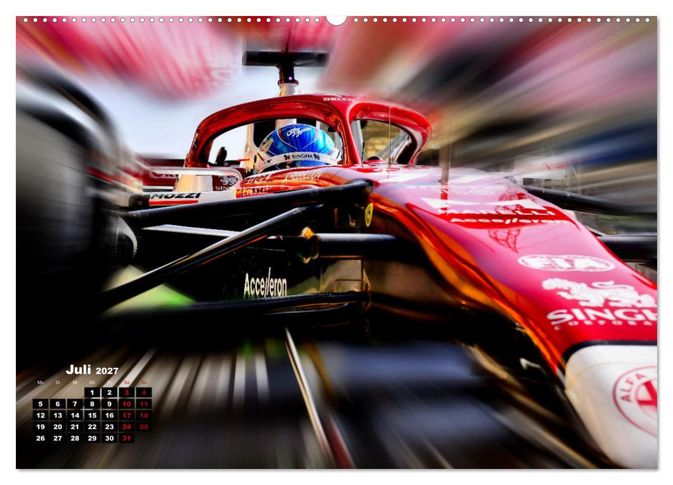 Vollgasprofis im Cockpit (CALVENDO Premium Wandkalender 2027)