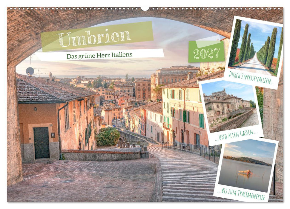 Umbrien - Das grüne Herz Italiens (CALVENDO Wandkalender 2027)