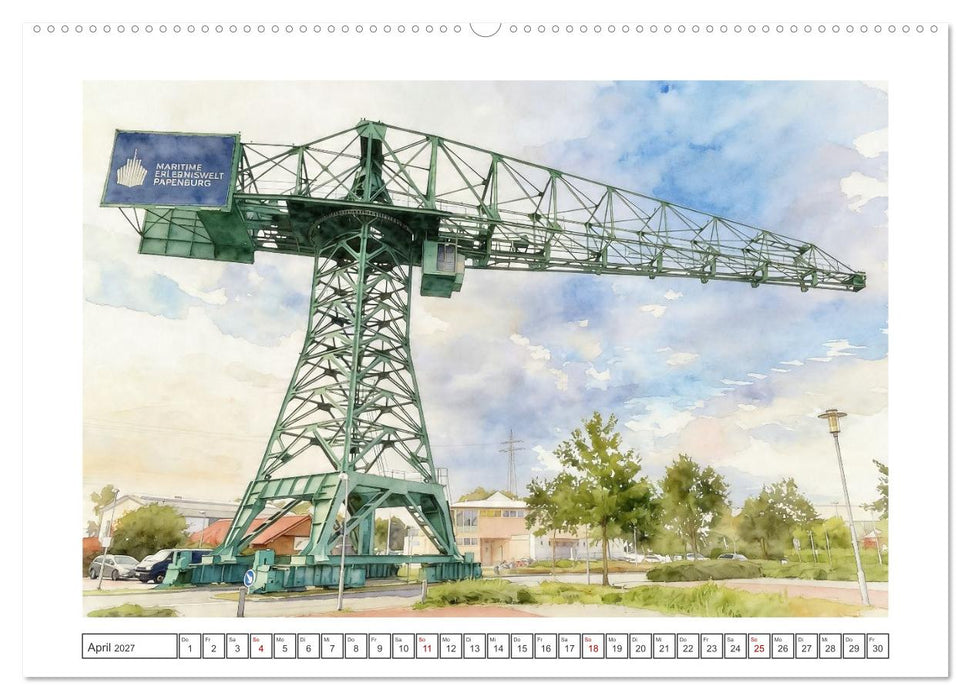 Idyllisches Papenburg an der Ems (CALVENDO Premium Wandkalender 2027)