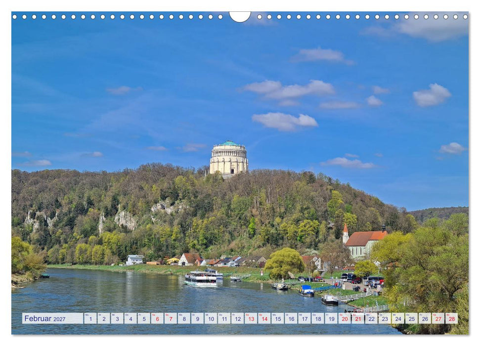 Auf dem Donauradweg Unterwegs zwischen Kehlheim und Linz (CALVENDO Wandkalender 2027)