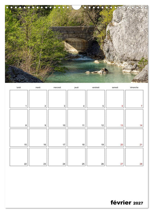 Le sud du Vercors, paysages (CALVENDO Calendrier mensuel 2027)