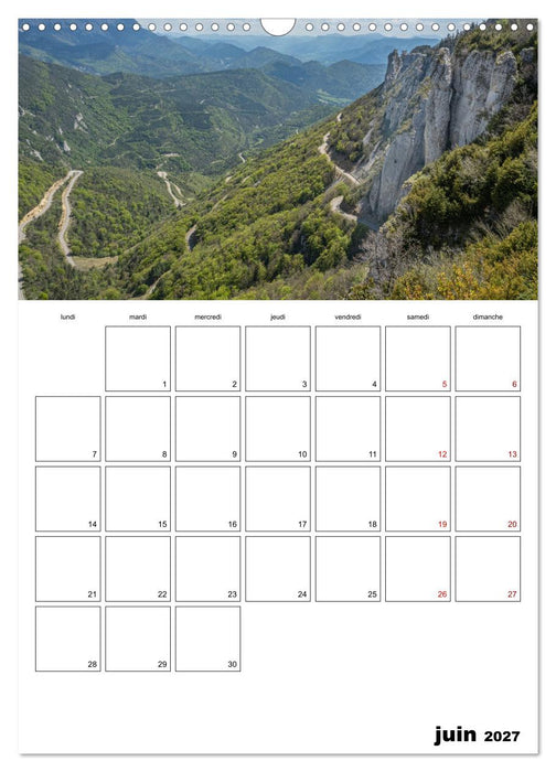 Le sud du Vercors, paysages (CALVENDO Calendrier mensuel 2027)