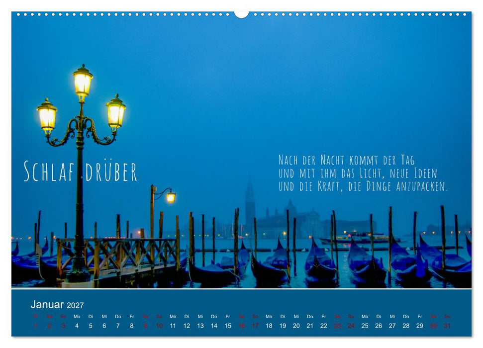 Pflück Dein Glück – Kleine Weisheiten für den Alltag (CALVENDO Wandkalender 2027)