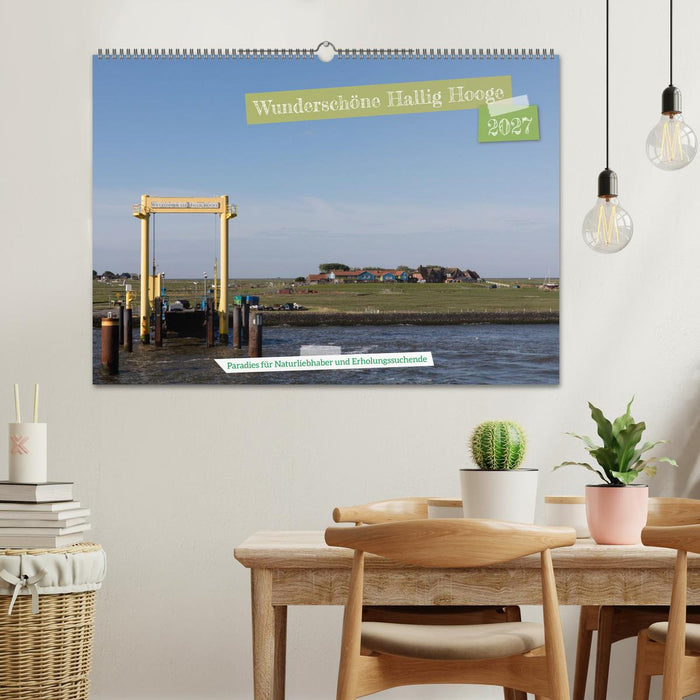 Wunderschöne Hallig Hooge (CALVENDO Wandkalender 2027)