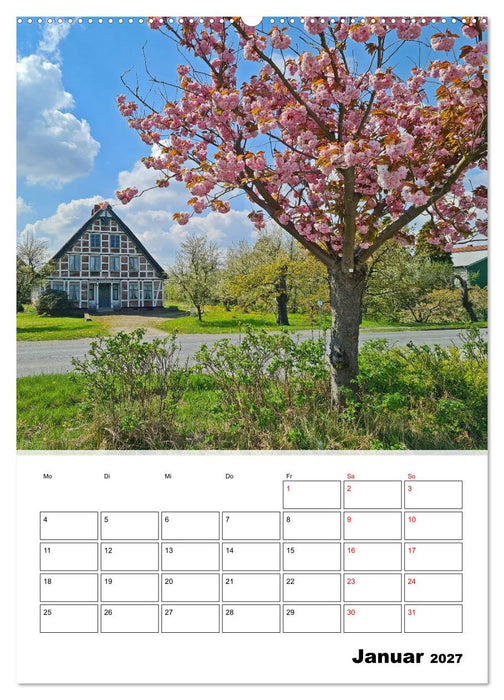Frühling im Alten Land - Baumblütenzeit (CALVENDO Wandkalender 2027)