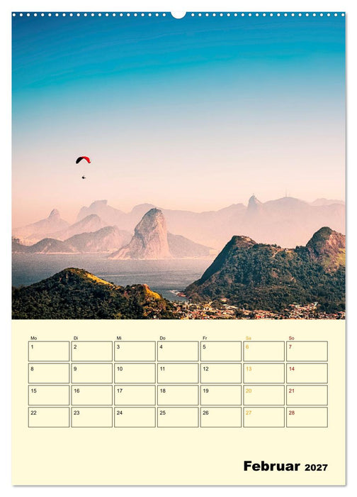 Paragliding - extrem aufregend (CALVENDO Premium Wandkalender 2027)
