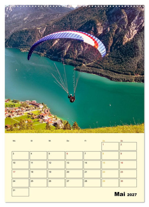 Paragliding - extrem aufregend (CALVENDO Premium Wandkalender 2027)