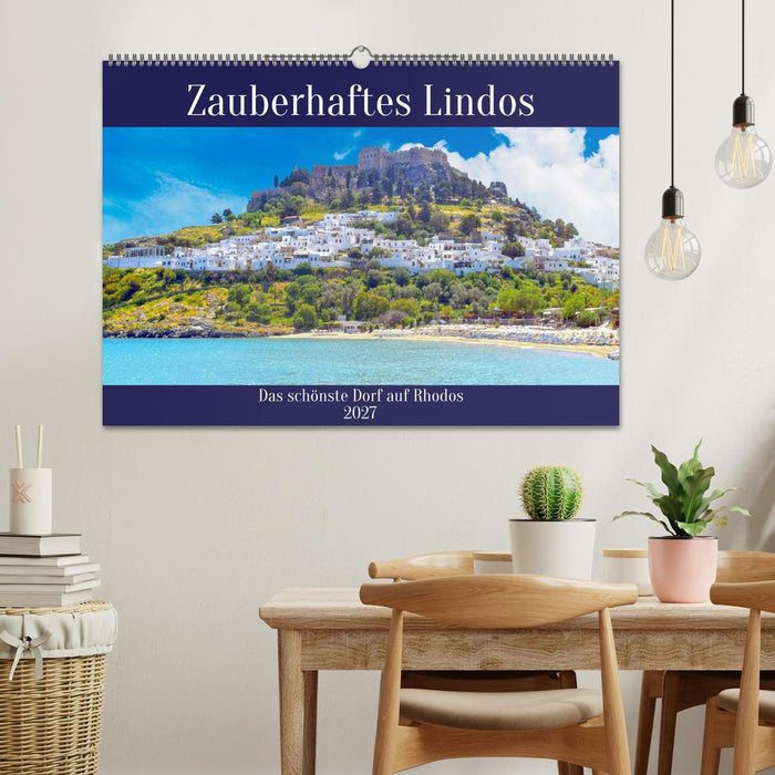 Zauberhaftes Lindos (CALVENDO Wandkalender 2027)