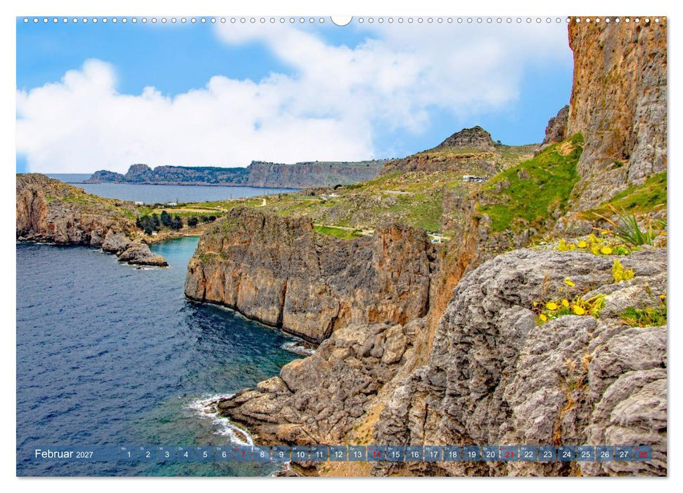 Zauberhaftes Lindos (CALVENDO Wandkalender 2027)