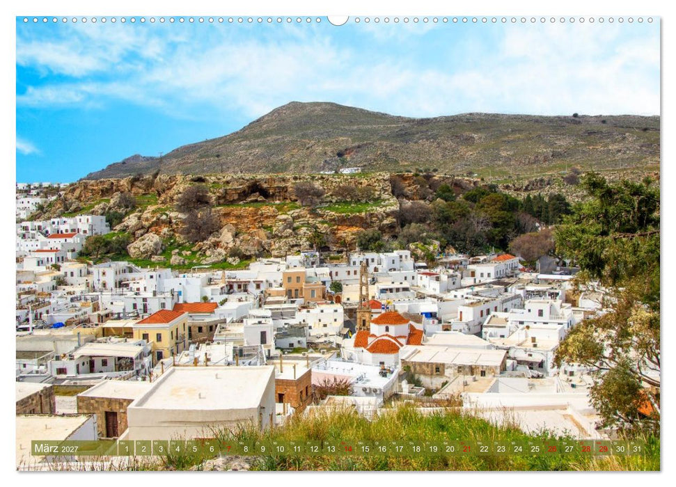 Zauberhaftes Lindos (CALVENDO Wandkalender 2027)