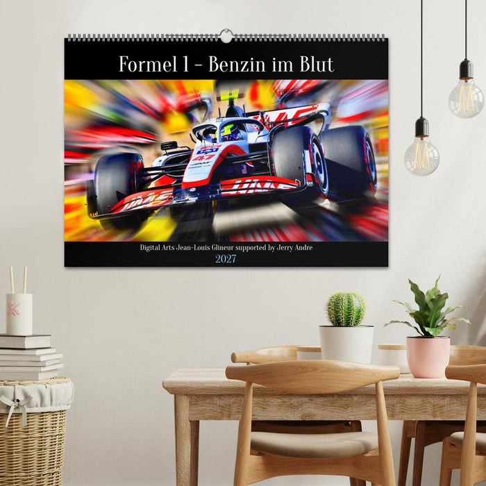 Formel 1 - Benzin im Blut (CALVENDO Wandkalender 2027)