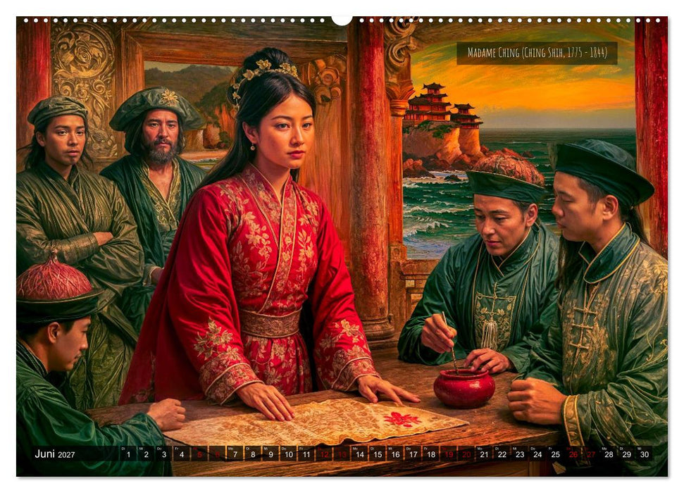 Legendäre Freibeuter - Die berühmtesten Piraten der Weltgeschichte (CALVENDO Wandkalender 2027)