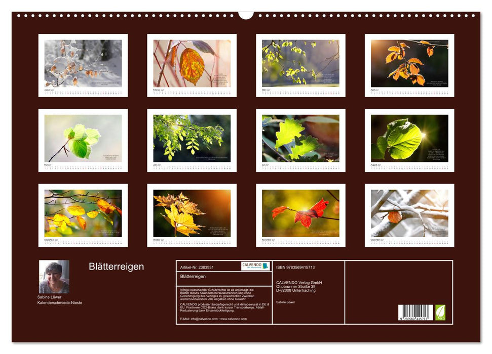 Blätterreigen (CALVENDO Wandkalender 2027)