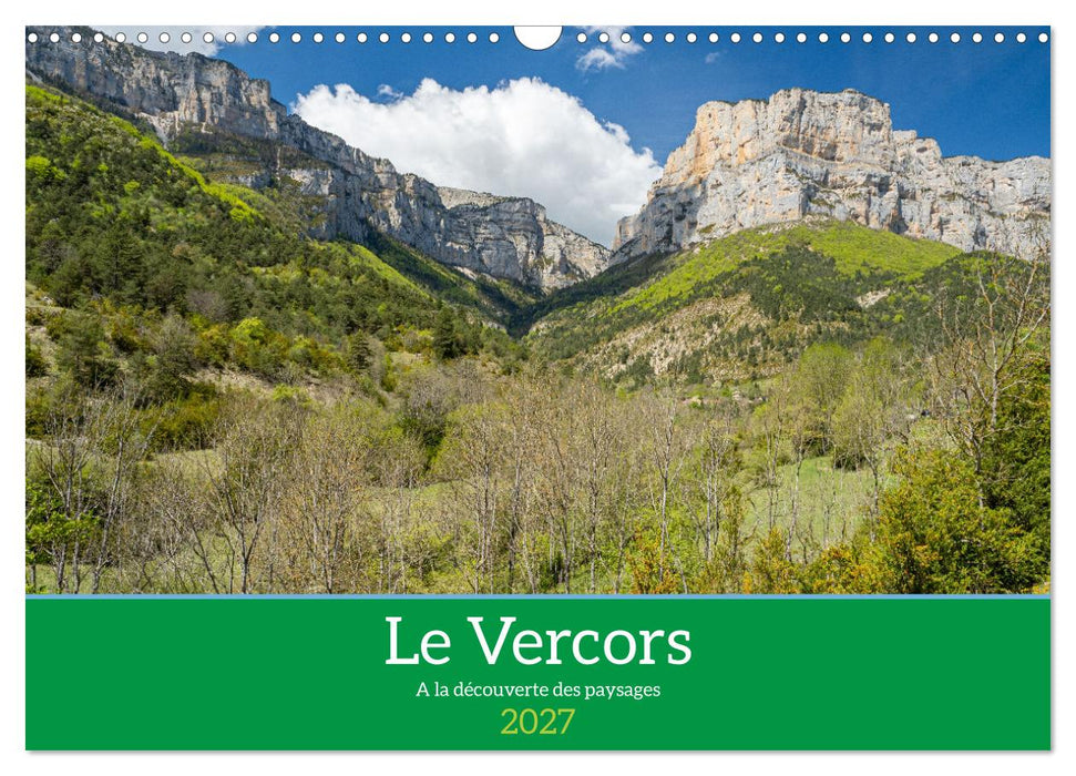 Le Vercors, à la découverte des paysages (CALVENDO Calendrier mensuel 2027)