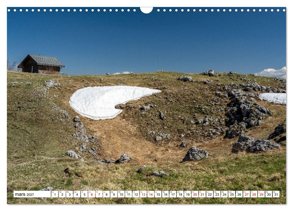 Le Vercors, à la découverte des paysages (CALVENDO Calendrier mensuel 2027)