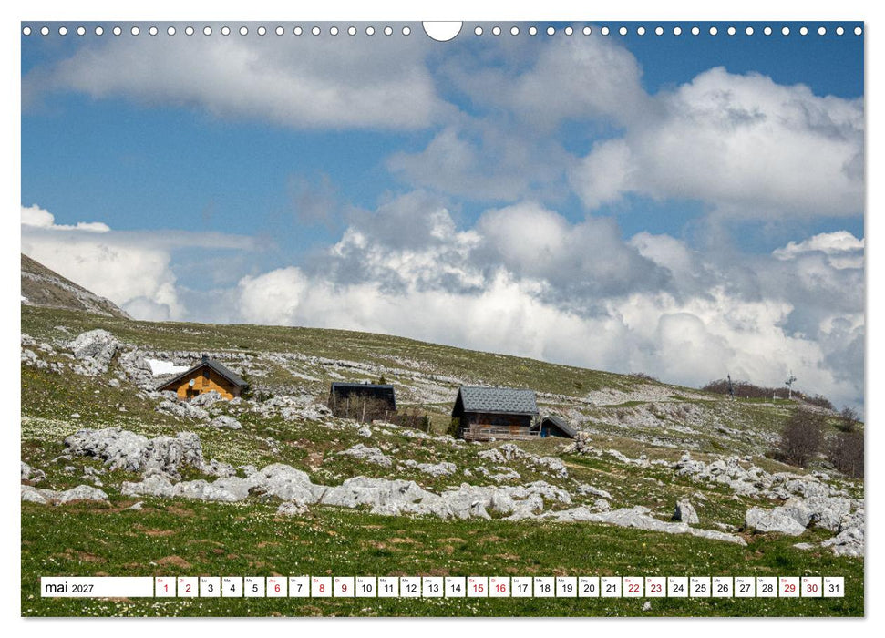 Le Vercors, à la découverte des paysages (CALVENDO Calendrier mensuel 2027)