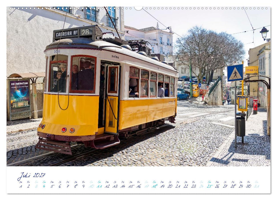Lissabon per Tram (CALVENDO Premium Wandkalender 2027)