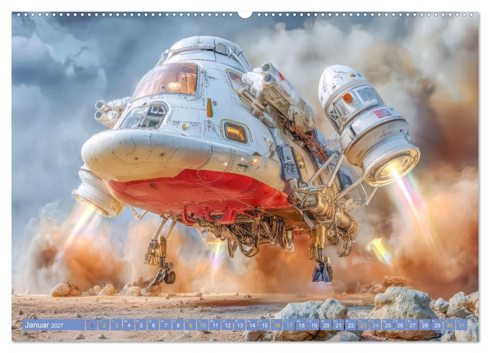 Science-Fiction - Kosmische Abenteuer (CALVENDO Premium Wandkalender 2027)