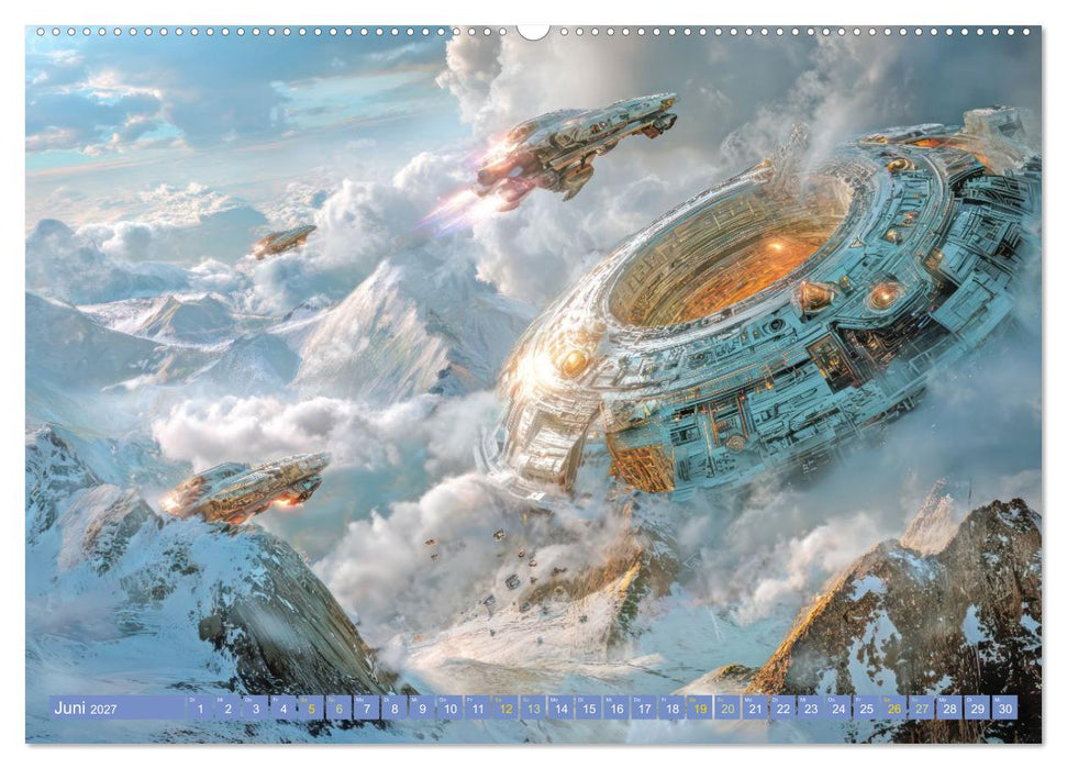 Science-Fiction - Kosmische Abenteuer (CALVENDO Premium Wandkalender 2027)