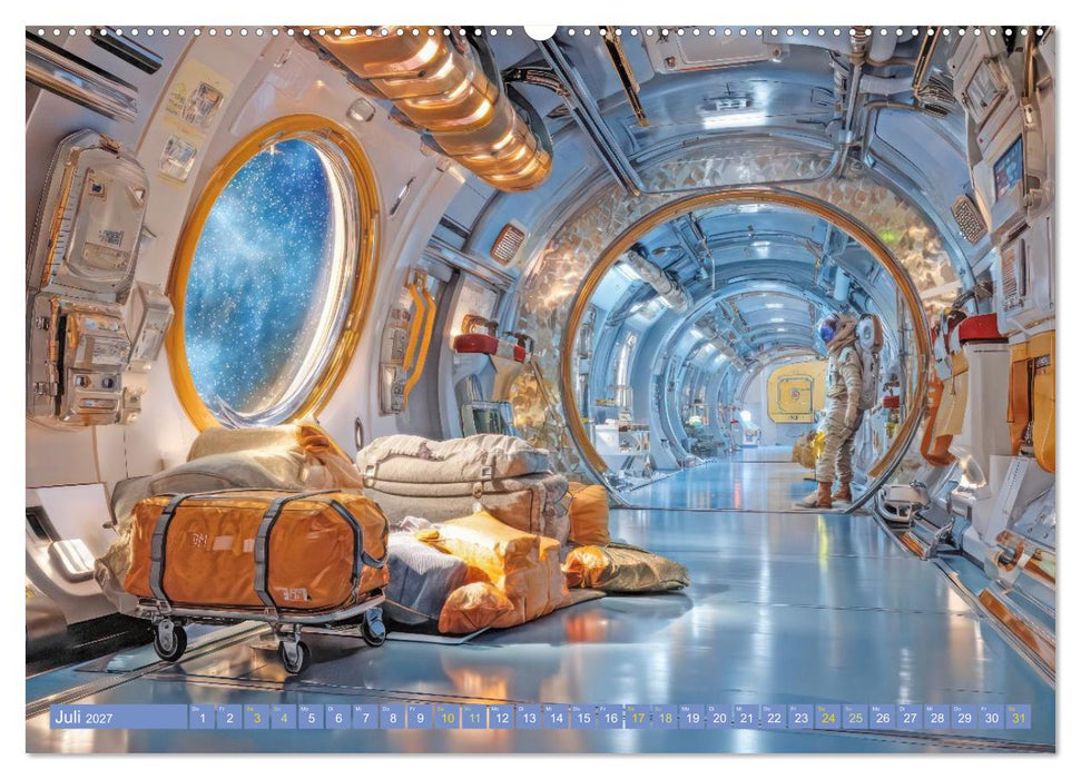 Science-Fiction - Kosmische Abenteuer (CALVENDO Premium Wandkalender 2027)