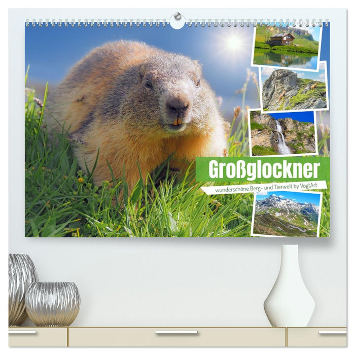 Großglockner wunderschöne Berg- und Tierwelt (CALVENDO Premium Wandkalender 2027)