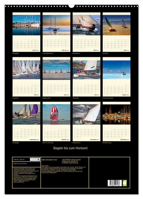 Segeln bis zum Horizont (CALVENDO Wandkalender 2027)