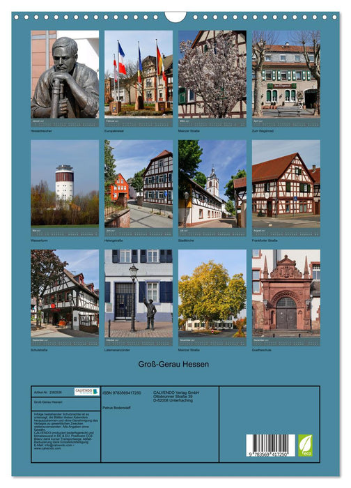 Groß-Gerau Hessen (CALVENDO Wandkalender 2027)
