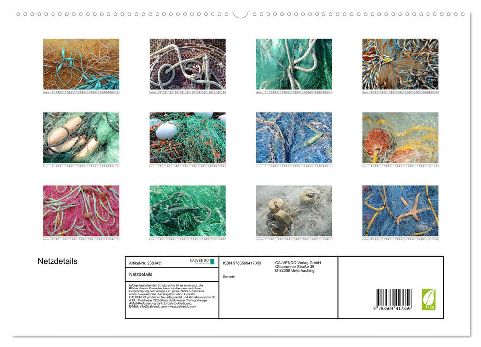 Netzdetails (CALVENDO Premium Wandkalender 2027)