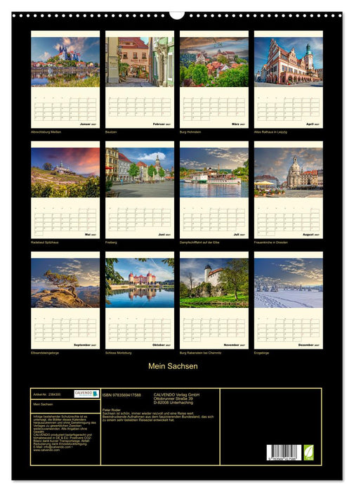 Mein Sachsen (CALVENDO Wandkalender 2027)