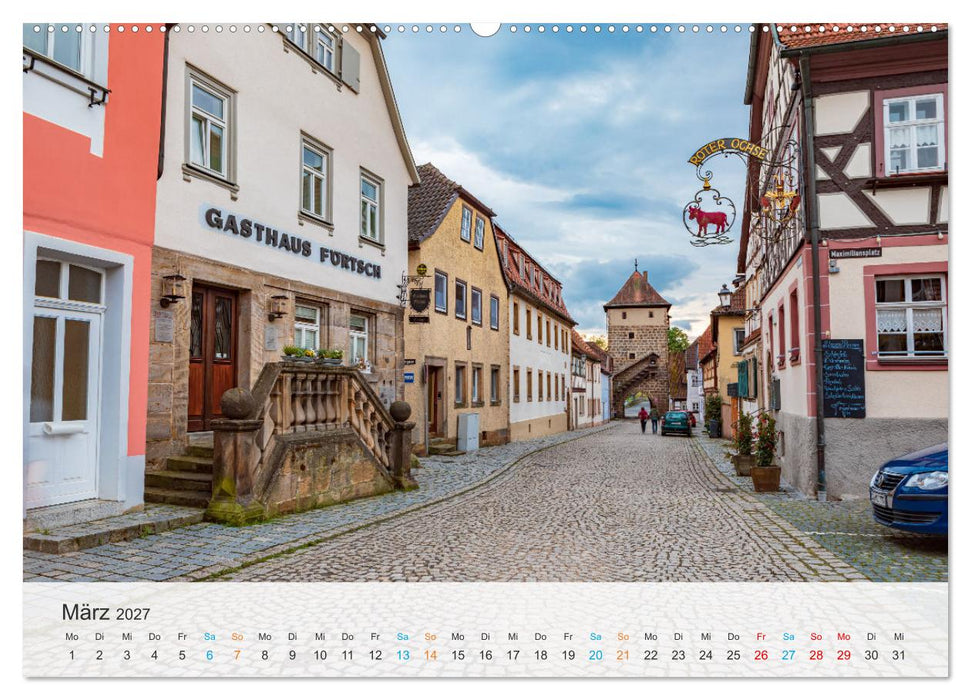 Seßlach - Kleinod des Coburger Landes (CALVENDO Premium Wandkalender 2027)