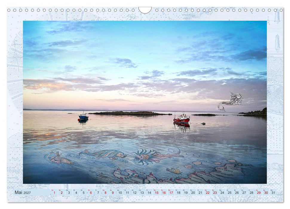 Seekarten der Träume (CALVENDO Wandkalender 2027)