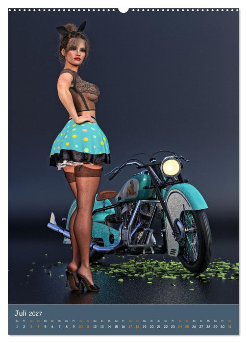 Bunnys and Bikes (CALVENDO Premium Wandkalender 2027)
