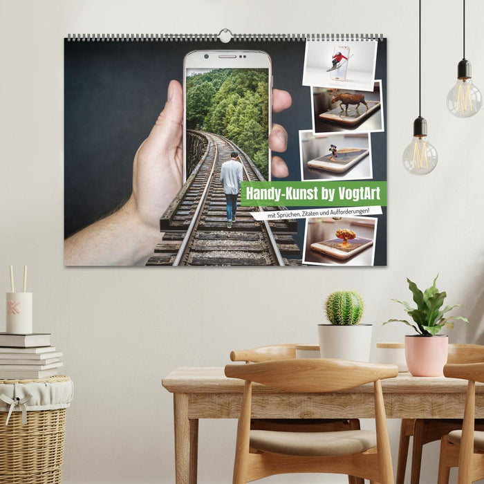Handy-Kunst by VogtArt (CALVENDO Wandkalender 2027)