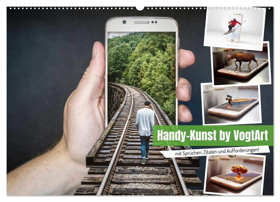 Handy-Kunst by VogtArt (CALVENDO Wandkalender 2027)