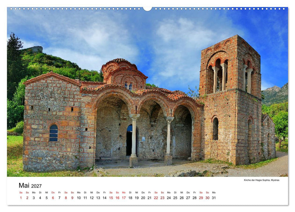 Wunderschöne Highlights der griechischen Antike (CALVENDO Wandkalender 2027)