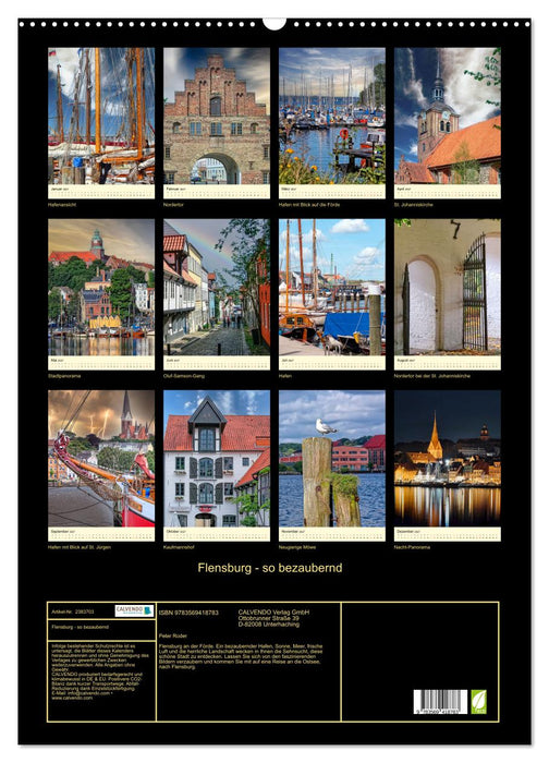 Flensburg - so bezaubernd (CALVENDO Wandkalender 2027)