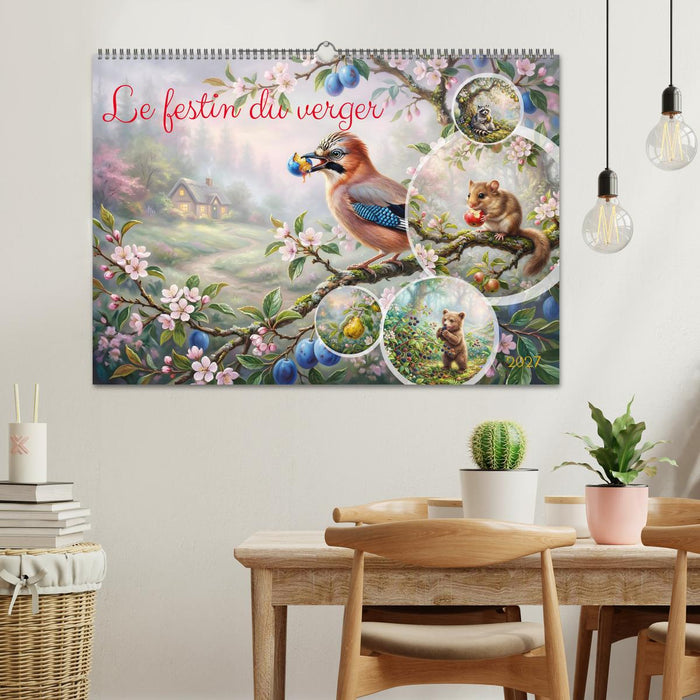 Le festin du verger (CALVENDO Calendrier mensuel 2027)