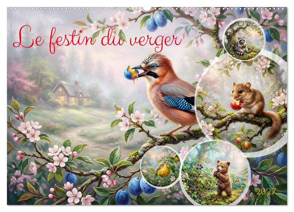 Le festin du verger (CALVENDO Calendrier mensuel 2027)
