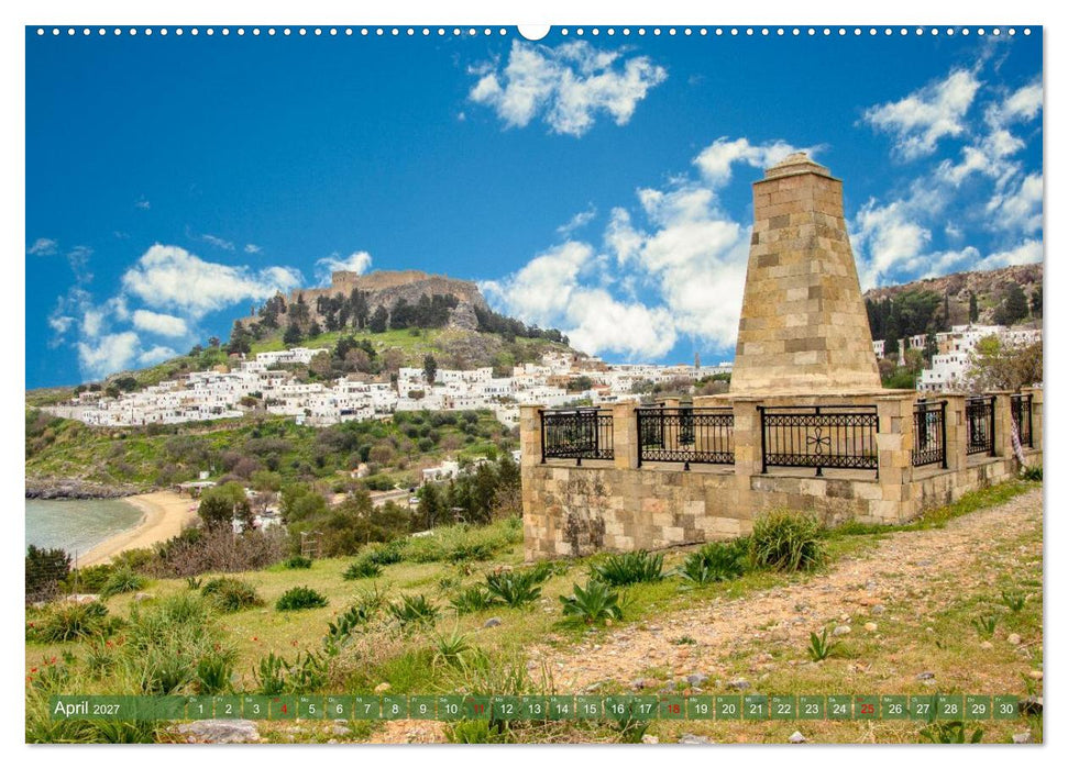 Zauberhaftes Lindos (CALVENDO Premium Wandkalender 2027)