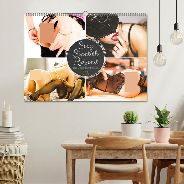 Sexy. Sinnlich. Reizend. Frauen in erotischen Dessous (CALVENDO Wandkalender 2027)