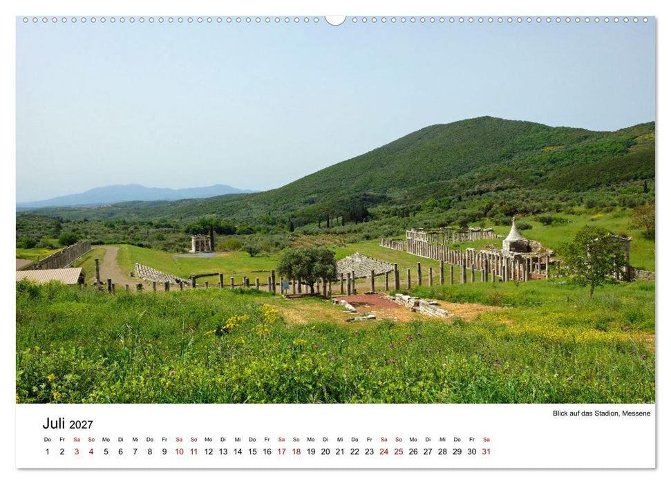 Von Olympia über Messene nach Mystras (CALVENDO Premium Wandkalender 2027)