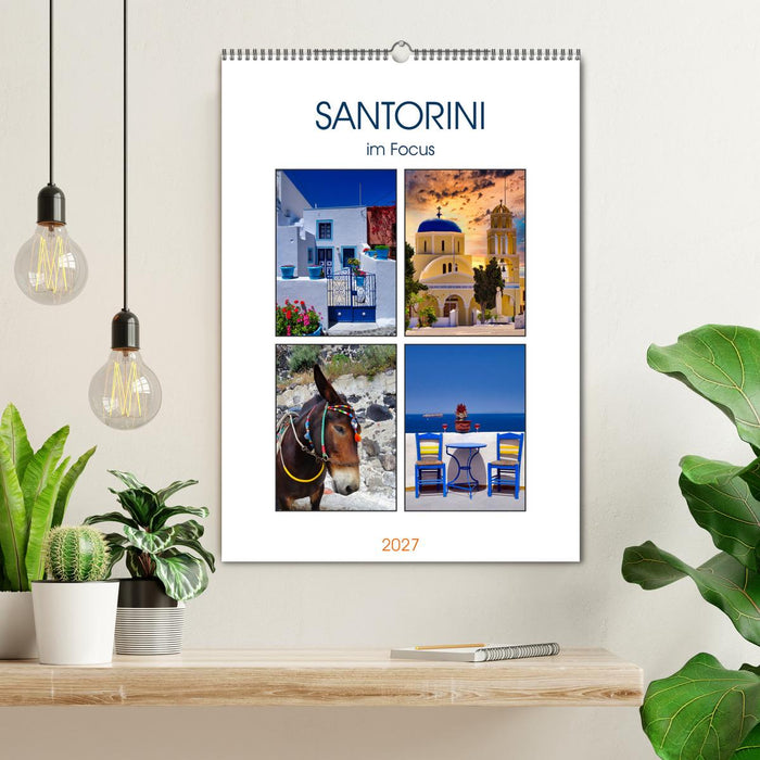 Santorini im Focus (CALVENDO Wandkalender 2027)