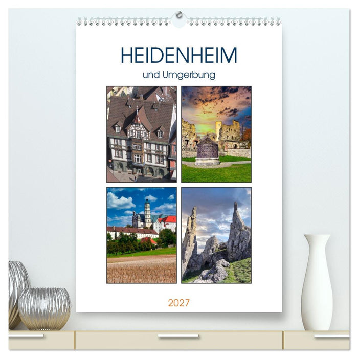 Heidenheim und Umgebung (CALVENDO Premium Wandkalender 2027)