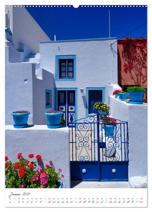 Santorini im Focus (CALVENDO Premium Wandkalender 2027)