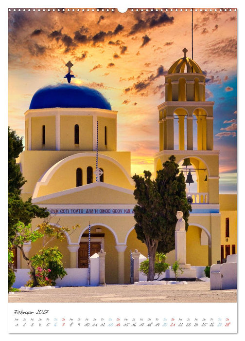 Santorini im Focus (CALVENDO Premium Wandkalender 2027)