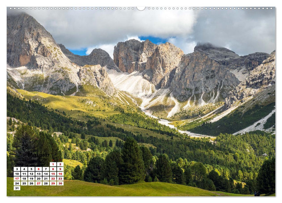 Berggipfel der Dolomiten (CALVENDO Wandkalender 2027)