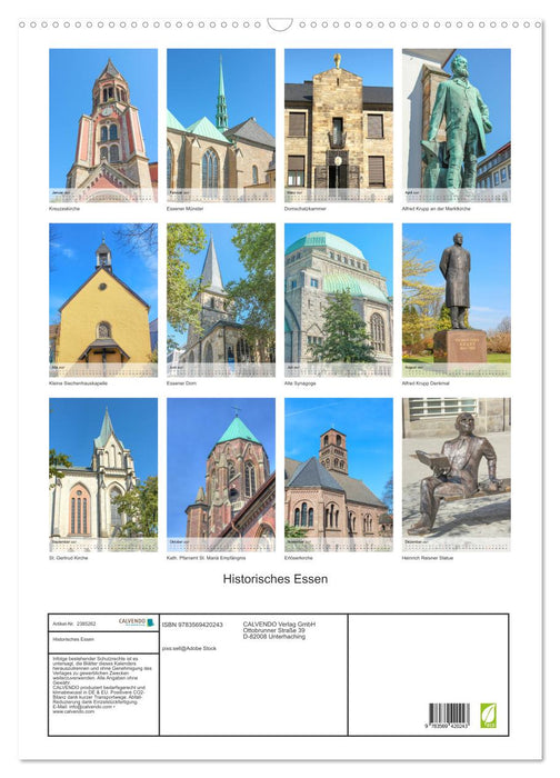 Historisches Essen (CALVENDO Wandkalender 2027)